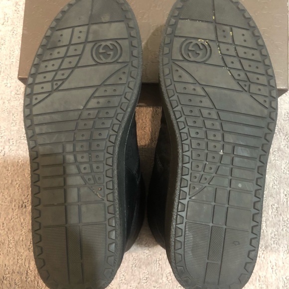 AUTHENTIC NYLON GUCCI GUCCISSIMA MIRO’SOFT NERO/NERO BOOTS - Picture 10 of 12